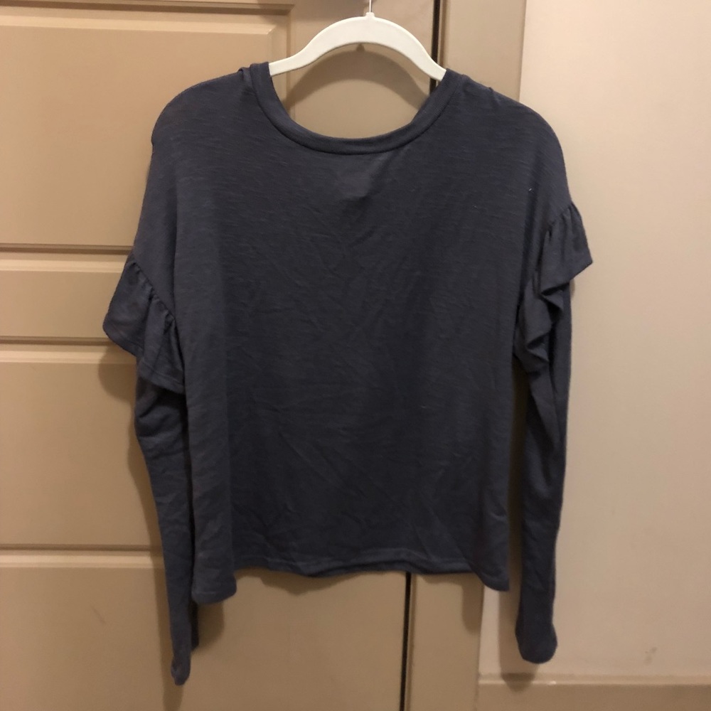 Target frill sleeve sweater